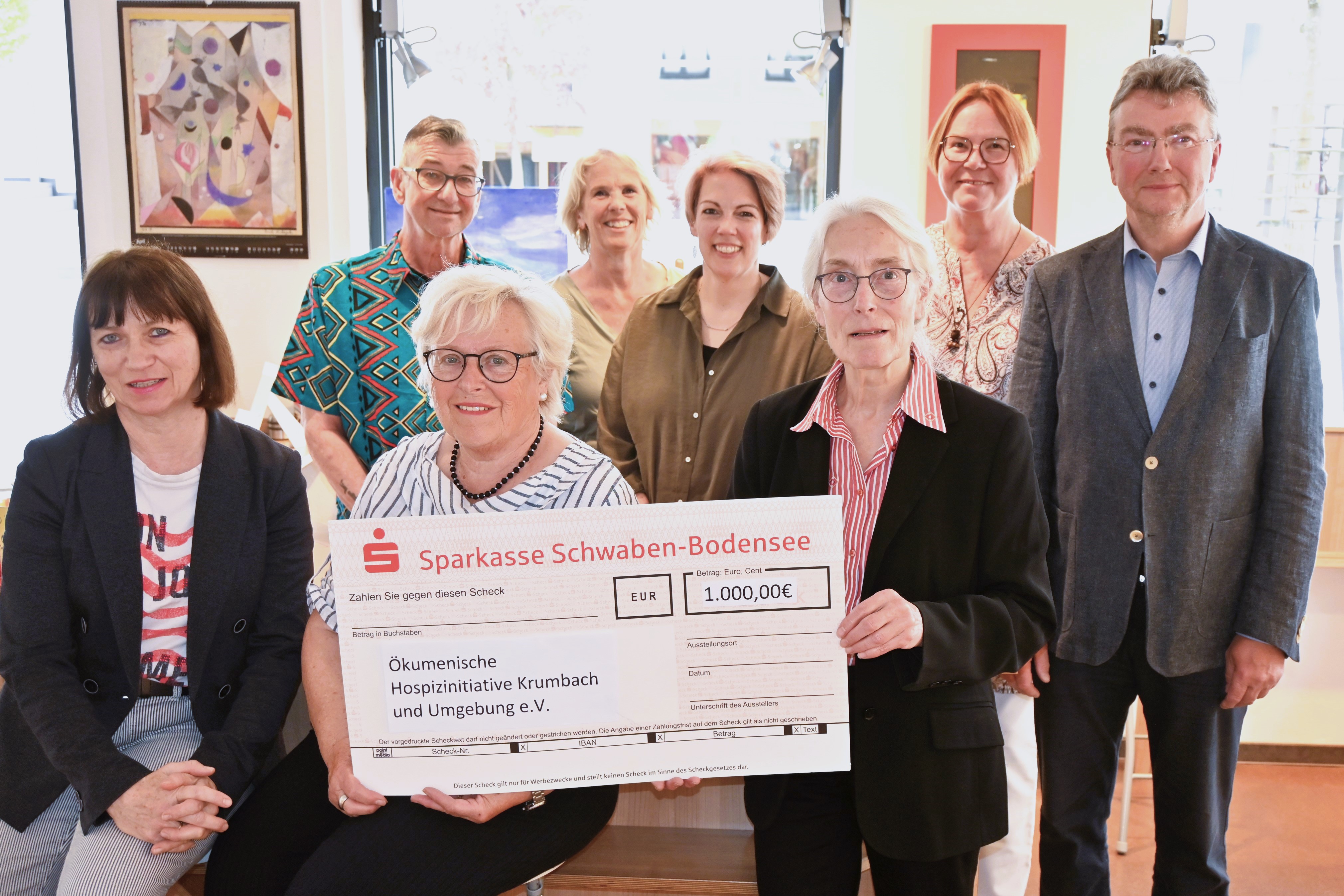 2025-05-03 Hospizinitiative Spendenbergabe Demmeler